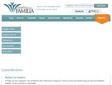 Tablet Screenshot of familyhospitalmx.com